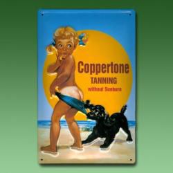 Werbeschild Coppertone