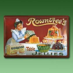 Blechschild Rowntrees