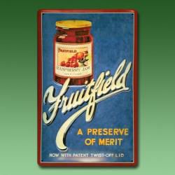 Blechschild Fruitfield