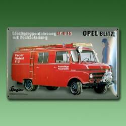 Blechschild Opel-Blitz