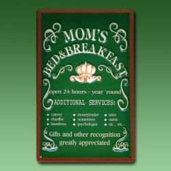 Spaß & Sprüche Blechschild MOMs