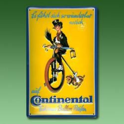 Nostalgisches Werbeschild Continental Rad