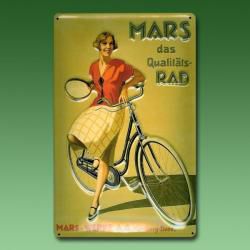 Nostalgie - Werbeschild Mars Rad