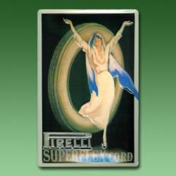 Nostalgisches Werbeschild Pirelli Superflex