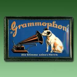 Nostalgie - Reklameschild Grammophon
