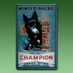 Nostalgie - Reklameschild Champion
