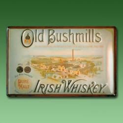 Nostalgie - Reklameschild Bushmills Fabrik