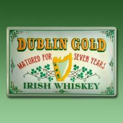 Nostalgisches Werbeschild Dublin Gold