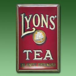 Nostalgisches Werbeschild Lyons Tea