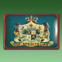 Blechschild Hofspediteure