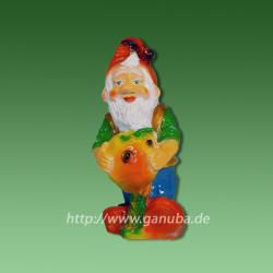 Deko - Figur Zwerg mit Apfel