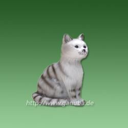 Dekorations - Figur Getigerte Katze