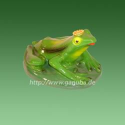 Deko-Figur Frosch mit Krone