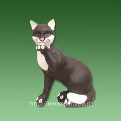 Tier-Figur Sitzende Katze