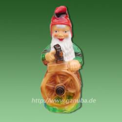 Garten-Zwerg mit Rad und Hammer