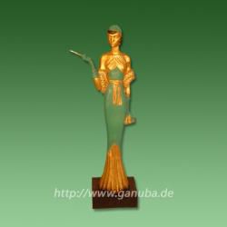 Deko-Figur Dame mit Zigarette