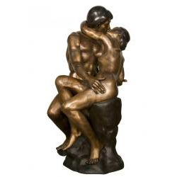Sich liebendes Paar aus Bronze