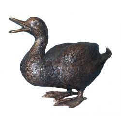 Schnatternde Ente aus Bronze