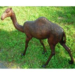 Garten-Bronzefigur Dromedar