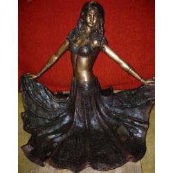 Bronze-Skulptur Tanzende Frau