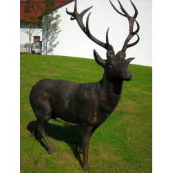 Bronze-Figur Hirsch
