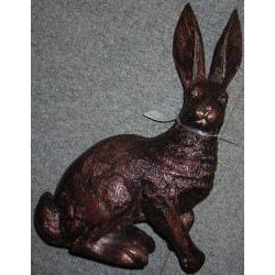 Bronze-Figur Sitzender Hase