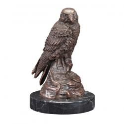 Bronze-Plastik Sitzender Adler
