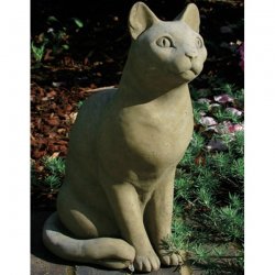 Dekorationsfigur Katze - sitzend - klein