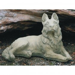 Dekorationsfigur für den Garten Hund - Schäferhund