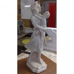 Gartenfigur Mutter mit Baby