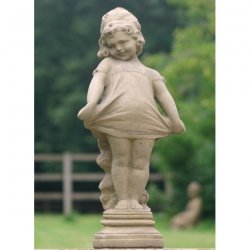 Dekorationsfigur für den Garten Victorian Girl