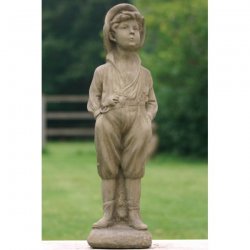 Deko-Figur für den Garten Pfeifender Junge