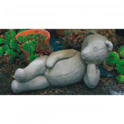 Dekorationsfigur Teddybär - liegend