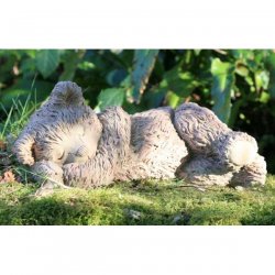 Gartenfigur Teddybär schlafend