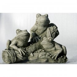 Garten-Figur Frosch - Familie