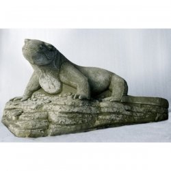 Dekorationsfigur für den Garten Komodo - Drachen