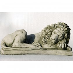 Garten-Figur Löwe - liegend - klein