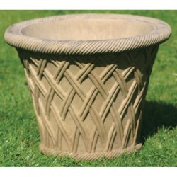 Round Basket Pot  - Pflanzschale