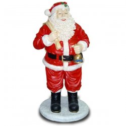 Weihnachts - Dekorationsfigur Singender Weihnachtsmann