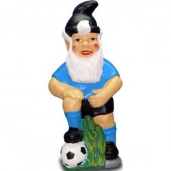 Garten - Dekofigur Lachender Fußballer - Gartenzwerg