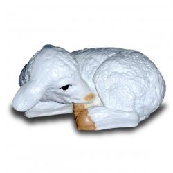 Tier - Skulptur Entspanntes Lamm