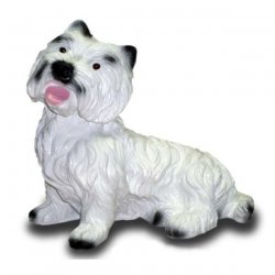 Deko - Figur West - Higland - Terrier