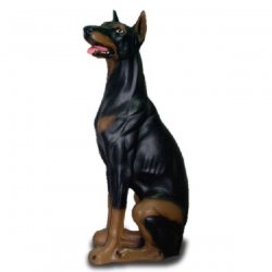 Tier - Figur Prächtiger Dobermann