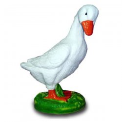Tier - Figur Verwunderte Gans