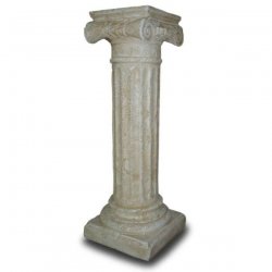 Deko - Figur Große Ionische Säule in beige