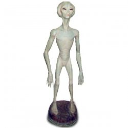 Deko - Figur Stehender Alien