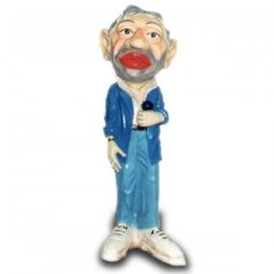 Dekorations - Figur Mann mit wulstigen Lippen