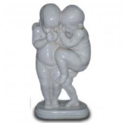 Dekorations - Figur Kichernde Kleinkinder