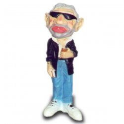 Deko - Figur Mann mit Zigarettenpäckchen