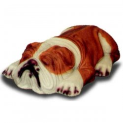 Deko - Figur Schlafende Dogge